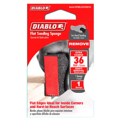 Diablo 4 in. L X 2-1/2 in. W X 1 in. 36 Grit Coarse Block Sanding Sponge