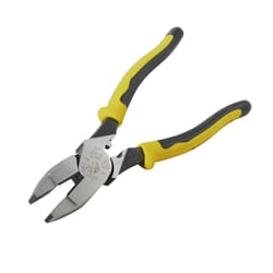 Klein Tools Journeyman 9.33 in. Induction Hardened Steel High Leverage Side Cutting/Connector Crimpi
