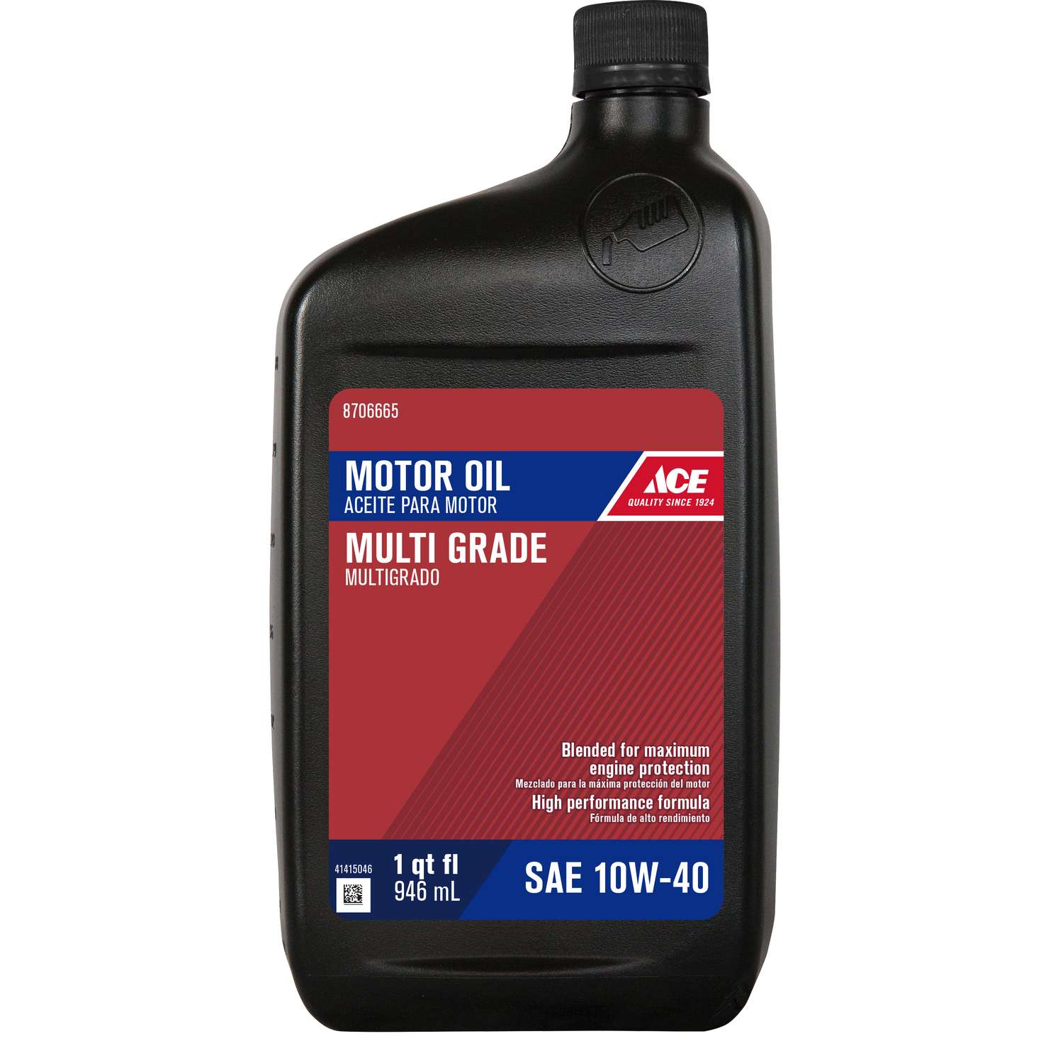  Ace  10W 40 4 Cycle Engine Motor  Oil 1 qt Ace  Hardware 