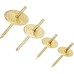 HILLMAN Brass-Plated Assorted Quick Hanger 10 lb 1 pk