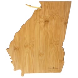 Totally Bamboo 11.75 in. L X 13.25 in. W X 0.6 in. Bamboo Georgia State Serving & Cutting Board 1 pc