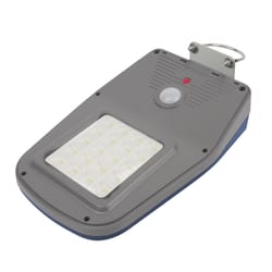 Wagan Tech Motion-Sensing Solar Powered LED Blue/Gray Security Light