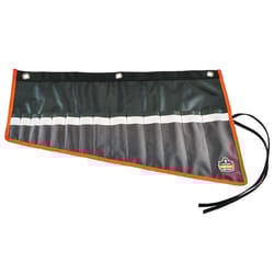 Ergodyne Arsenal 0.25 in. W X 16.5 in. H Polyester Wrench Roll Up 14 pocket Black 1 pc