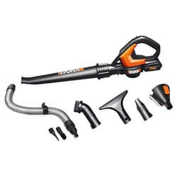 Worx 120 mph 80 CFM 20 V Battery Handheld Blower/Sweeper Kit (Battery & Charger)