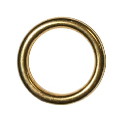 Baron Jumbo Polished Silver Solid Brass Ring 1 pk