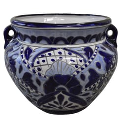 Avera Products Talavera 19 in. H X 10 in. W Ceramic Planter Multicolored