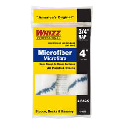 Whizz Xtrasorb Microfiber 4 in. W X 3/4 in. Mini Paint Roller Cover 2 pk