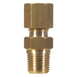 JMF Company 1/2 in. Compression 3/8 in. D Male Brass Connector