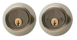 Home Plus Antique Brass Brass Double Cylinder Deadbolt