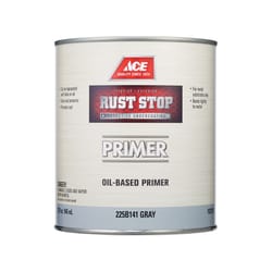 Ace Rust Stop Primer - Goes on Grey Oil-Based Rust Primer 1 qt