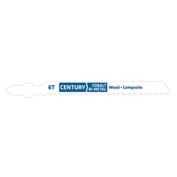 Century Drill & Tool 3-5/8 in. Bi-Metal T-Shank Jig Saw Blade 6 TPI 1 pk