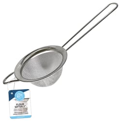 R&M International Silver Stainless Steel Flour Sifter