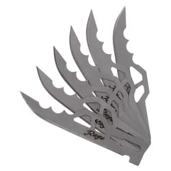 Schrade Enrage Gray Steel Knife Replacement Blades 8 in.