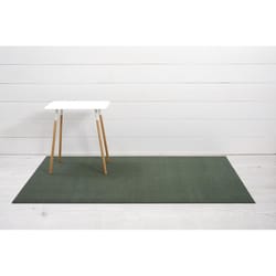 Chilewich 36 in. W X 60 in. L Green Solid Vinyl Utility Mat