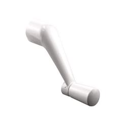 Ace White Zinc Single-Arm Casement Window Crank For Universal