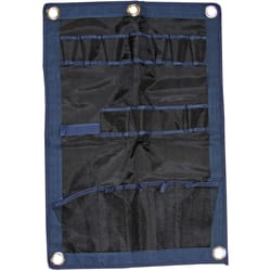 Crawford 18 in. W X 24 in. H Tool Organizer Oxford Fabric/PVC Backing Black