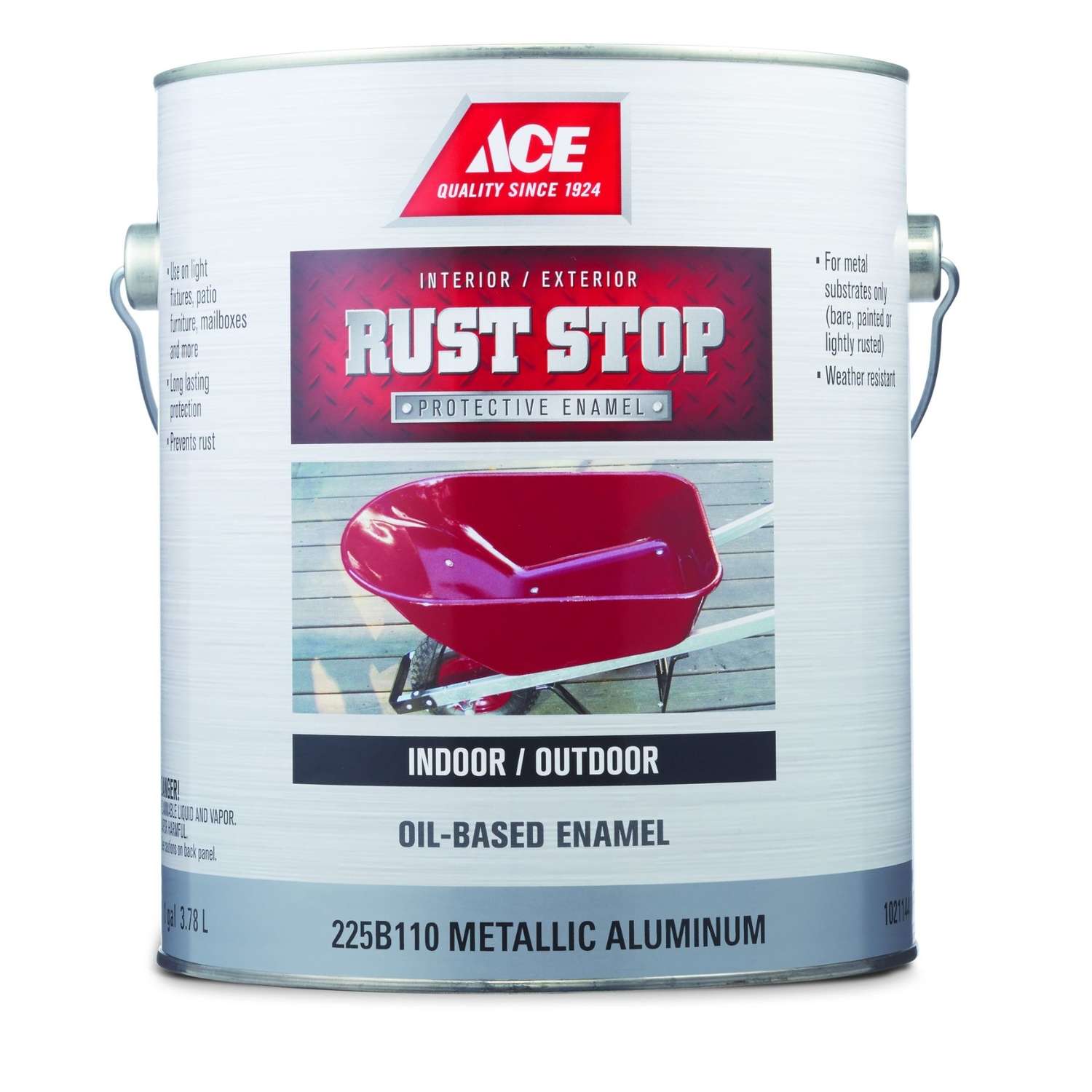 Ace Rust Stop Indoor / Outdoor Aluminum OilBased Enamel Rust