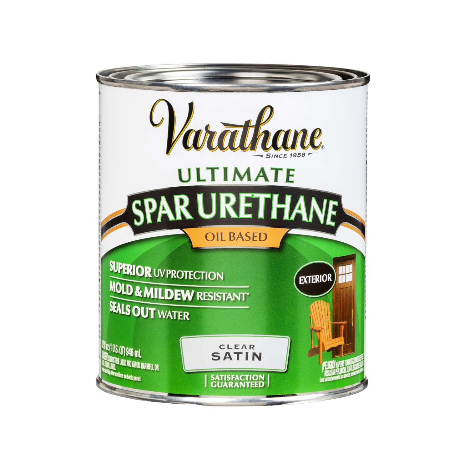 Varathane Ultimate Satin Clear OilBased Spar Urethane 1 qt Ace Hardware