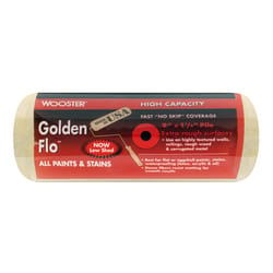 Wooster Golden Flo Fabric 9 in. W X 1-1/4 in. Paint Roller Cover 1 pk