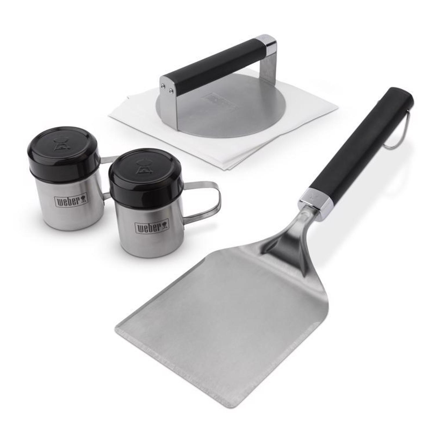 Weber Plastic/Stainless Steel Grill Burger Kit Uae Electronic uaeelectronic.com