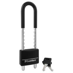 Master Lock 7/8 in. H X 1/4 in. W Steel Double Locking Covered Padlock