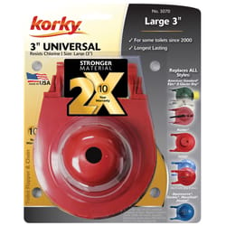 Korky Toilet Flapper Red Rubber For Universal
