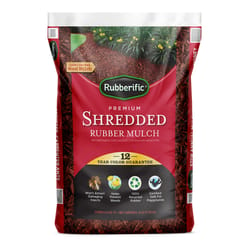 Rubberific Red Shredded Rubber Mulch 0.8 cu ft