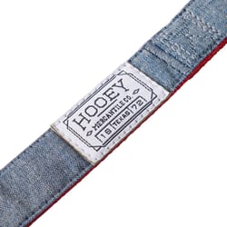 Hooey Mercantile Denim/Red Polyester Dog Leash One Size Fits All