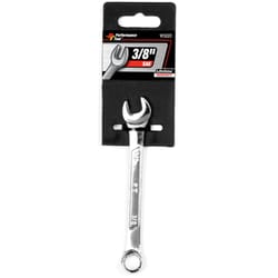 Performance Tool 3/8 in. X 3/8 in. 12 Point SAE Combination Wrench 1 pc