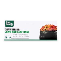 Iron-Hold 39 gal Lawn & Leaf Bags Drawstring 10 pk