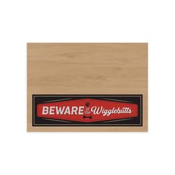 P. Graham Dunn Beware Of The Wigglebutts Pet Dish Mat 14 in. W X 19 in. L