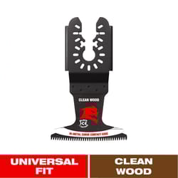 Diablo 2-1/2 in. W Bi-Metal Curved Contact Edge Oscillating Blade Clean Wood 1 pk
