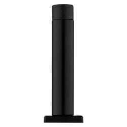 National Hardware Reed 1 in. W X 3 in. L Aluminum Matte Black Door Stop Mounts to wall Carded in.