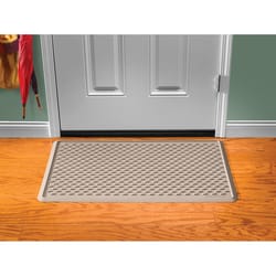 WeatherTech Indoor Mats 24 in to W X 39 in to L Tan Thermoplastic Door Mat