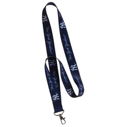 HILLMAN MLB Polyester Blue/White Carabiner Clip Lanyard