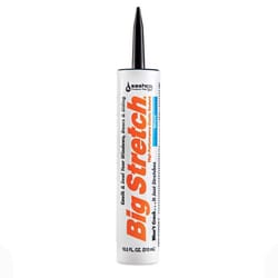 Sashco Big Stretch Black Elastomeric Acrylic Latex Door/Siding/ Window Caulk Sealant 10.5 oz