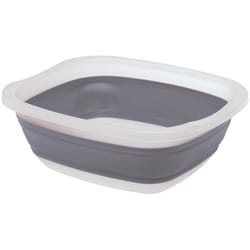 Progressive Prepworks 15 in. L X 12.25 in. W X 5.5 in. H Clear/Gray TPE/Polypropylene Dish Tub