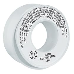 PlumbCraft White 1/2 in. W X 300 in. L Thread Seal Tape