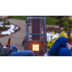 Timber Stoves Lil Timber Elite 72000 BTU Wood Pellet Stainless Steel Freestanding Patio Heater 100 s