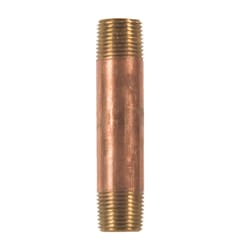 JMF Company 3/8 in. MPT X 3/8 in. D MPT Brass Nipple 3 in. L