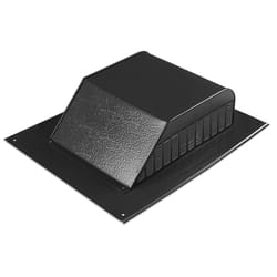 Master Flow 5.5 in. H X 16 in. W X 20.5 in. L Black Aluminum Roof Vent