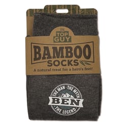 Top Guy Ben Men's One Size Fits Most Socks Gray