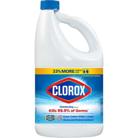 Clorox Disinfecting Liquid Bleach Cleaner, Regular Scent, 81 fl oz 