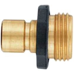 Orbit Brass Threaded Double Male Quick Connector Coupling