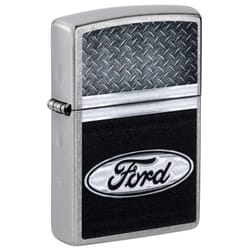 Zippo Black/Silver 207 Ford Lighter 2 oz 1 pk