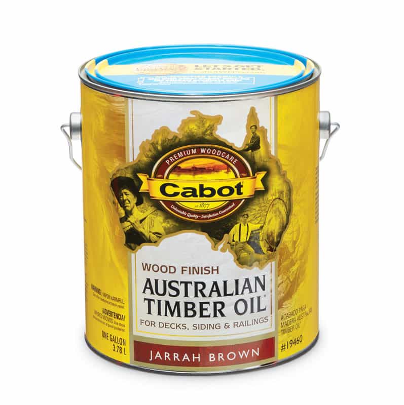 Cabot Transparent 19460 Jarrah Brown OilBased Natural Oil/Waterborne