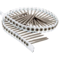 Senco DuraSpin No. 8 Sizes X 2-1/2 in. L Square Square Head Deck Screws 800 pk
