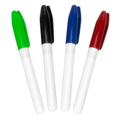 Performance Tool Project Pro Assorted Bold Tip Permanent Marker 4 pk