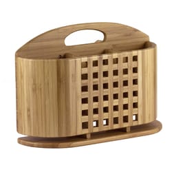 Totally Bamboo Eco 10.5 in. L X 5.75 in. W X 7.5 in. H Wood Sink Caddy
