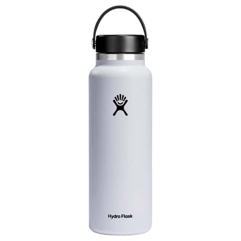 Hydroflask 40 oz White BPA Free Insulated Bottle Mfr